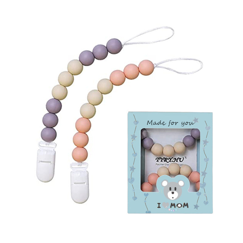 Silicone paci clip