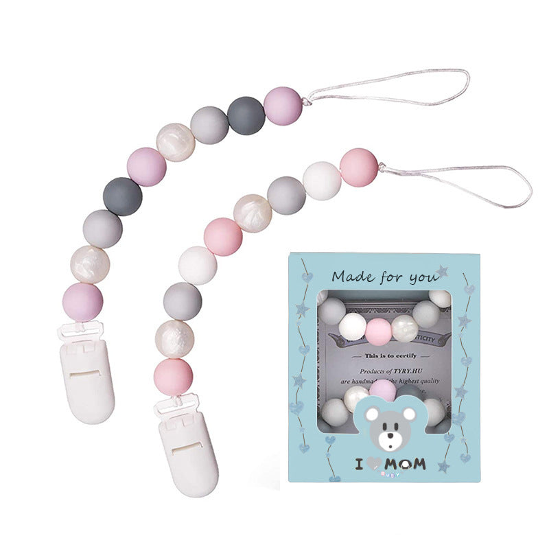 Silicone paci clip