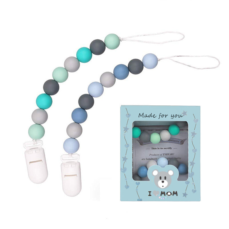 Silicone paci clip