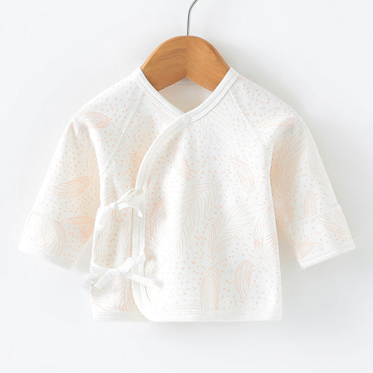 Newborn feather print wrap